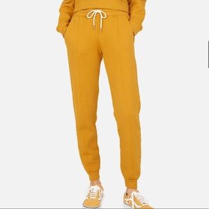 Organic Cotton & Fleece Front Seam Jogger